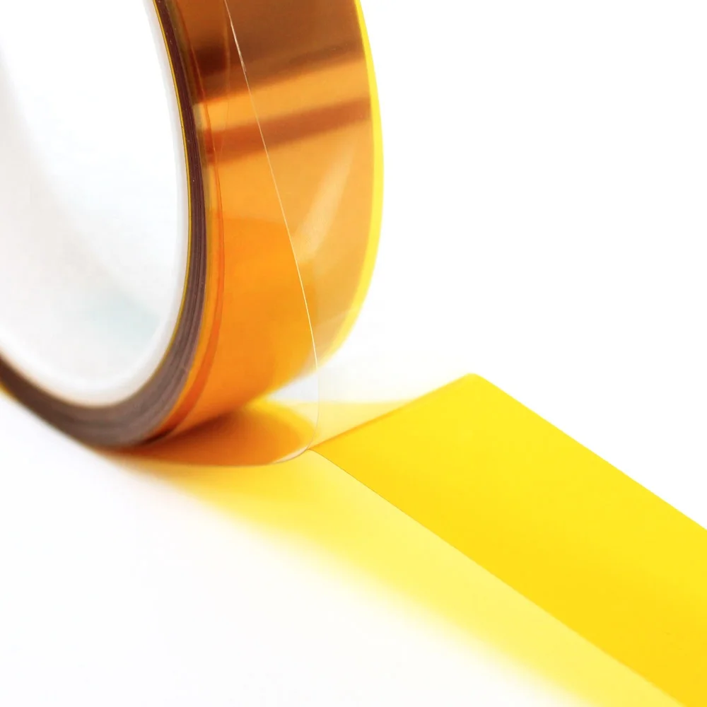 2- Linered Polyimide Pi Film Coated Silicone Glue Kaptons Self Adhesive Tape with Release Liner