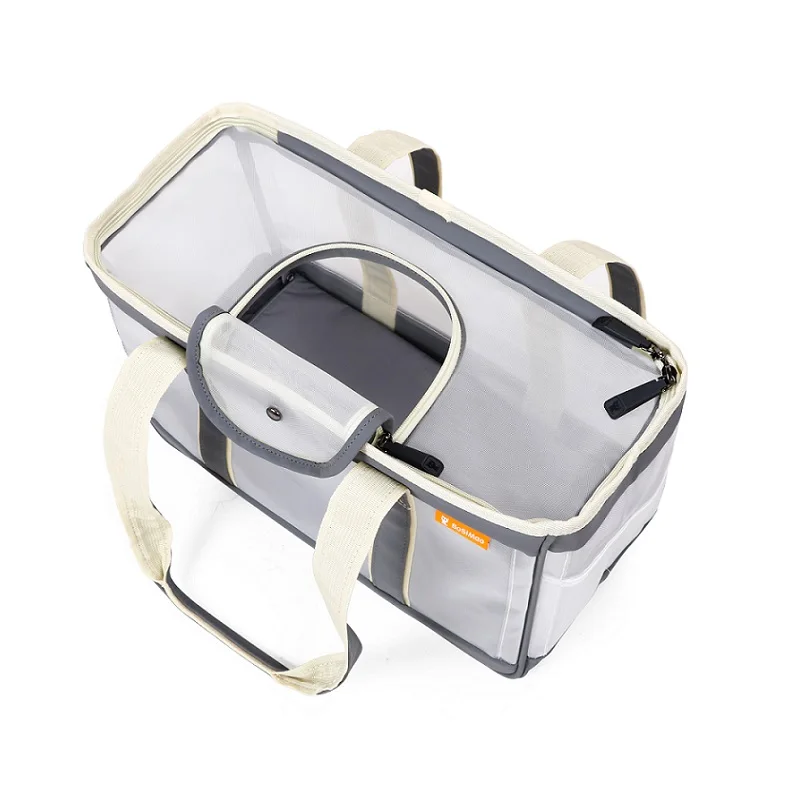 wholesale pet carrier handle bag foldable dog cat travel bag outdoor portable carry all tote bag for pets