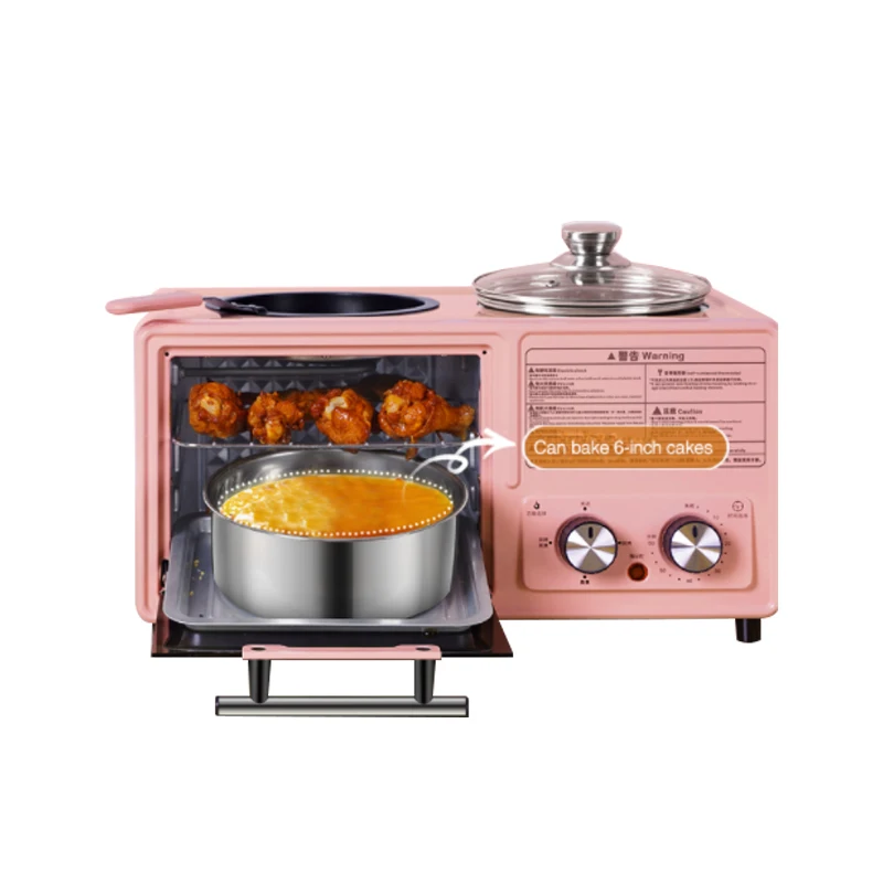 Multi Functional Cooking And Baking Home 4 In 1 Breakfast Makers Machine