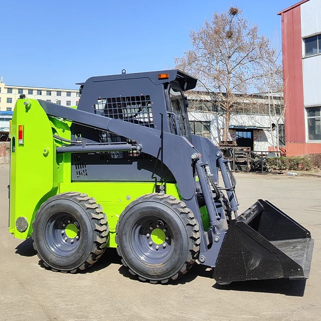 Free Shipping YHMG Mini Skid Steer Diesel Loader Cheap YH65 Wheel Loader Minicargador EPA Engine Compact Skid Steer Loader