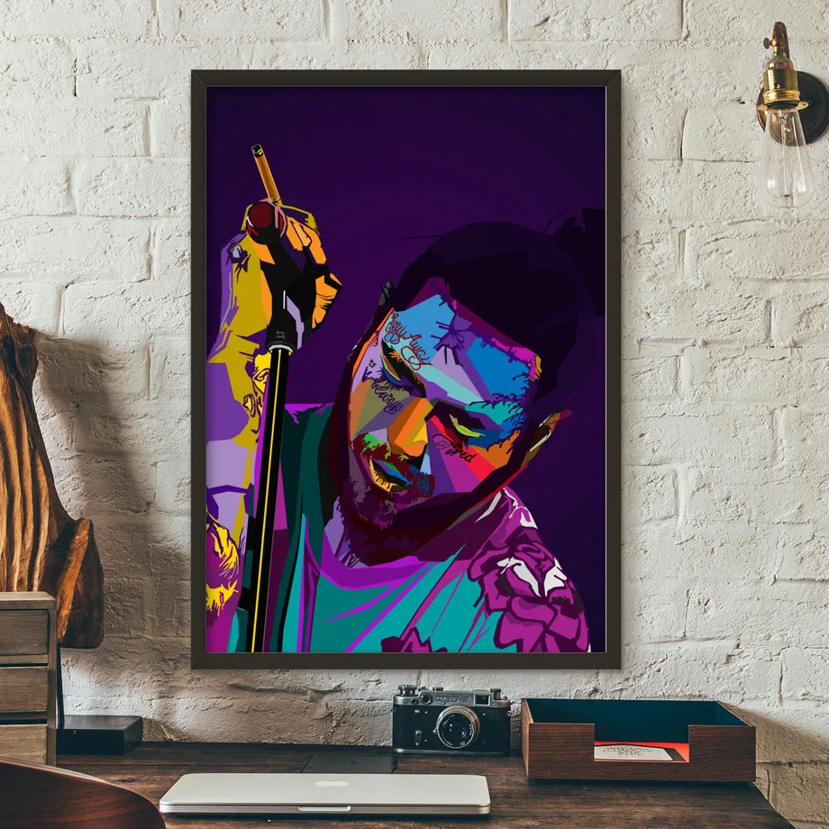 Lil Peep Tyler XXXTentacion Rapper Star Wall Art Canvas Painting Nordic Posters And Prints Wall Pictures For Living Room Decor