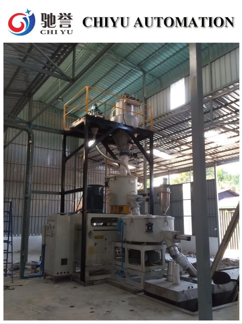 Powder mixer machine  Polymer dosing system Automatic feeding dosing mixing system  with  vacuum conveyor