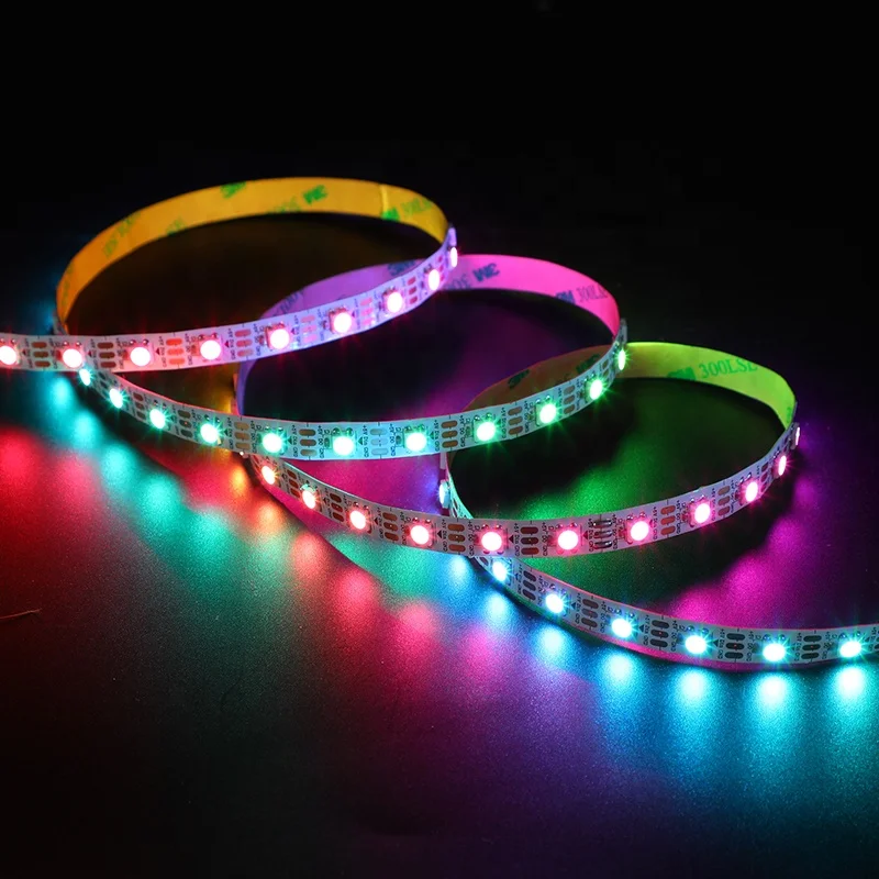 5 в постоянного тока SK6812 RGBWW RGBNW RGBCW Адресуемая Светодиодная лента 60 144 LED RGBW