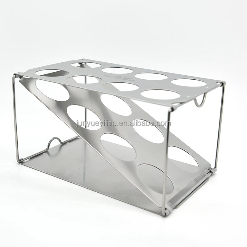 Folding Syringe Storage Rack Medical Syringe Bracket Syringe Holding Rack