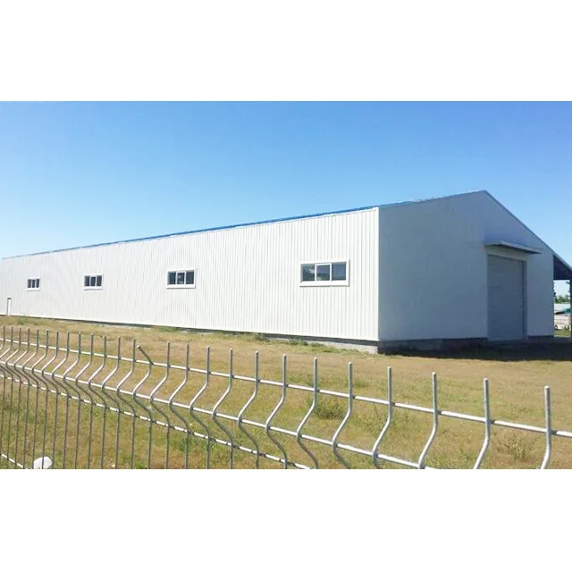 Low Cost Prefab Construction Building House Industrial Shed Prefabricated Steel Frame Structure Hangar Warehouse