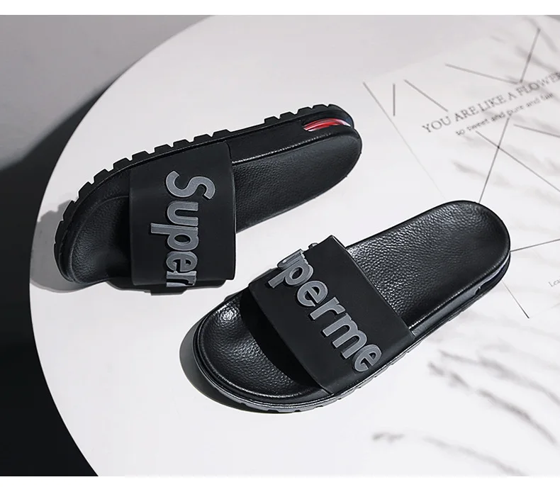 Hot Style Lady Women Girl Bedroom Family Holiday Flat Plain Blank Slide 3d cushion rubber Slippers