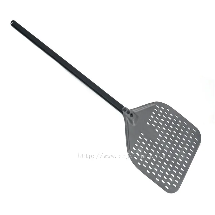 Hot Sale Perforated Metal Aluminum Pizza Peel 150cm Long Handle Pizza Paddle Spatula Oven Baking Tools