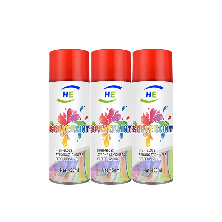 450ML High Quality Automotive Color acrylic aerosol paint Sample Car Graffiti Spray Paint