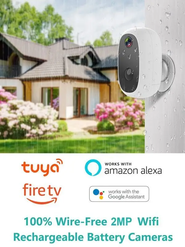 
MINI 6000mAh Battery Powered Smart Standalone Wireless IP Camera Powered Rechargeable Two Way Audio 