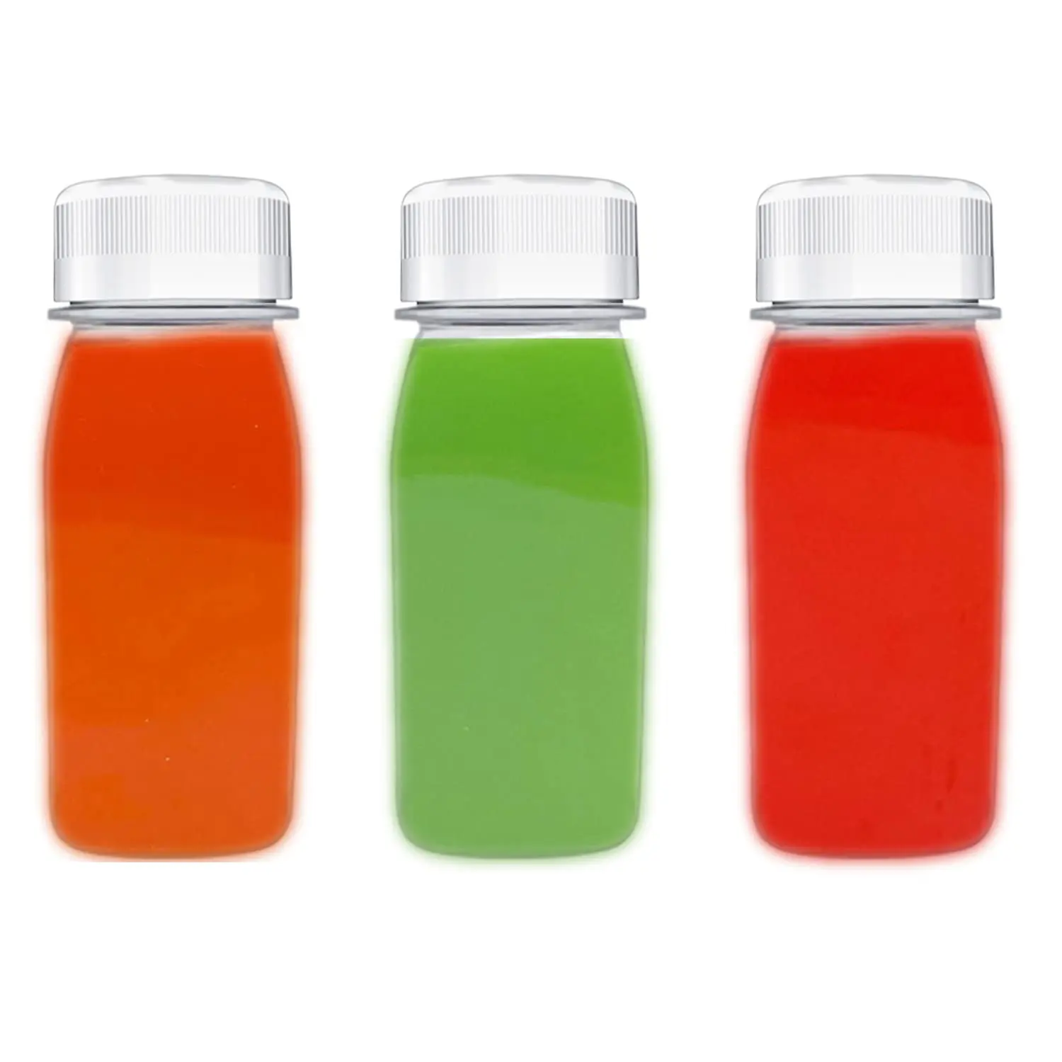 120ml 4OZ Plastic Ginger Shot Bottles Customized PET Organic Juice Sample Bottles