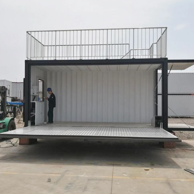 Design shipping 20ft container van coffee shop modification small contener container shop outdoor for  sale