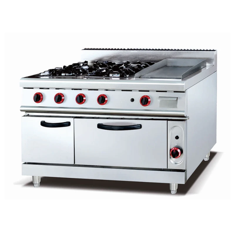 Кухонная горелка с 4 горелками газовая плита духовкой и грилем