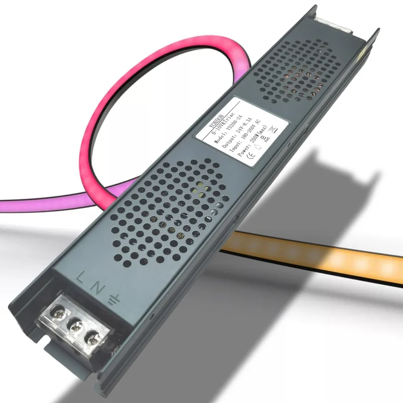 No flicker dimmable led driver 0-10v 60w-400w for constant voltage led strips tape