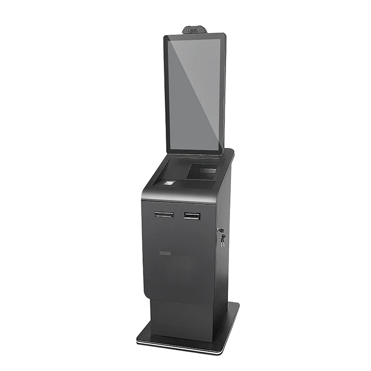 touch screen cash recycling card self service machine bill payment kiosk crypto atm