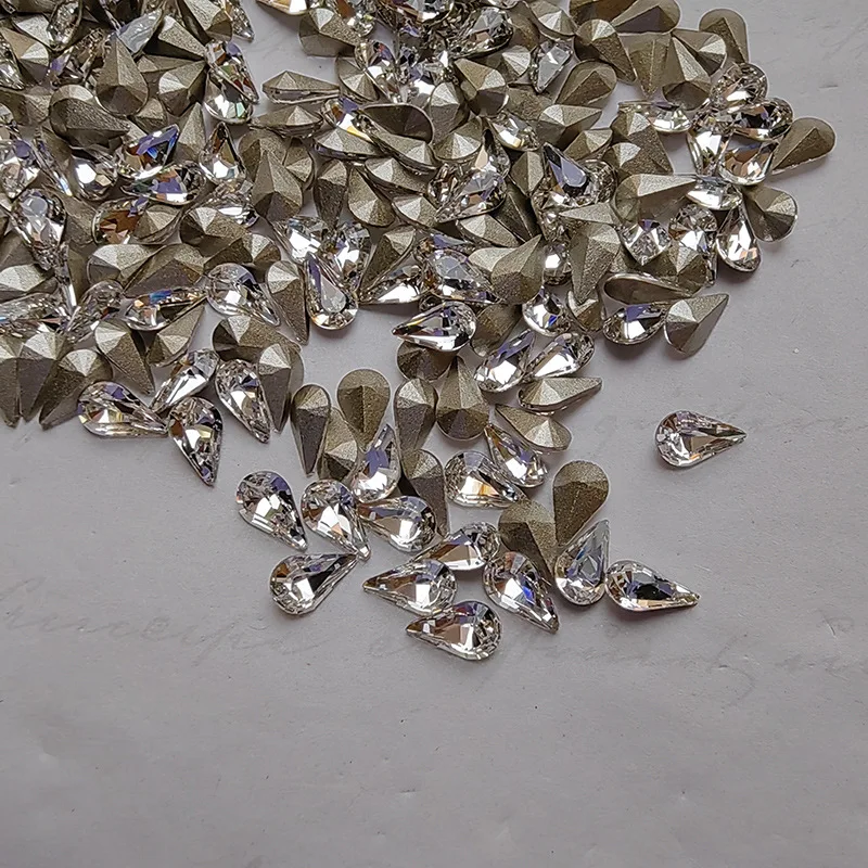 Swarovan Genuine 4328 Drop-Shaped Pear-Shaped Nail Drill Special-Shaped Clothing Jewelry Decoration