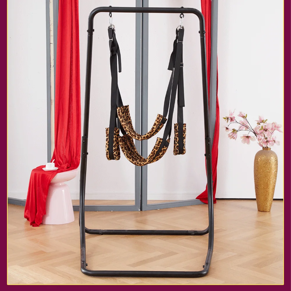 Sex Fun Hammock With Adjustable Soft Straps Pillow Leather Sling Sex Bed Hammock For Couple Sex Furniture Swing Chair