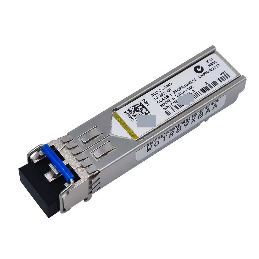 GLC-ZX-SM/GLC-ZX-SMD Cisco Compatible 1000BASE-ZX SFP 1550nm 80km Transceiver