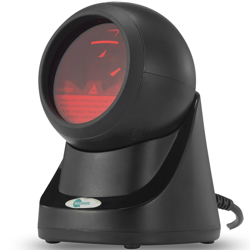 1d usb desktop barcode scanner 20 line wired omnidirectional laser barcode scanner reader for store