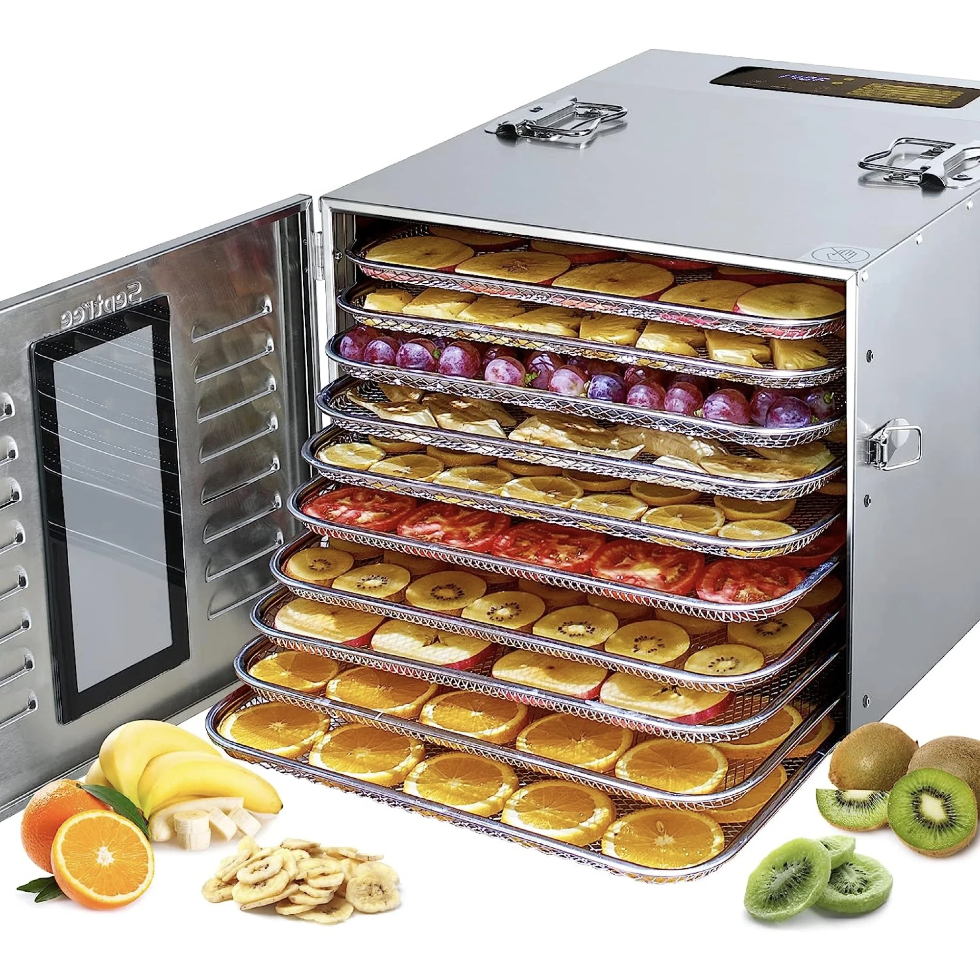 Home Small Scale 10 Trays food dryer dehydrator Fruit Drying Machine for Fruits Vegetables