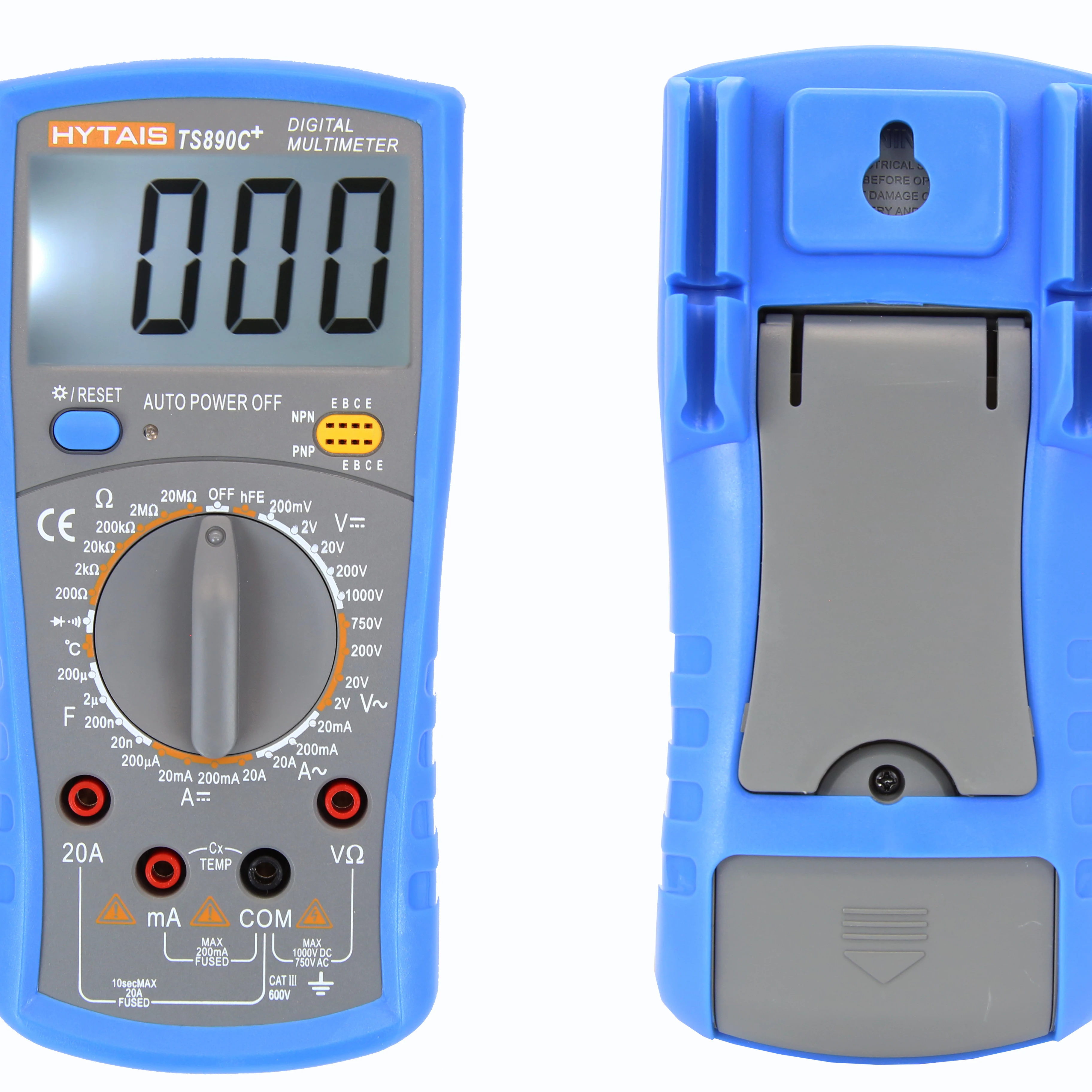 Цифровой тестер напряжения Ture RMS NCV, Электронный мультиметр переменного и постоянного тока
