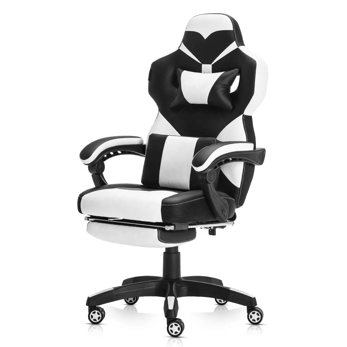  Популярный эргономичный поворотный компьютерный офисный игровой стул SOHO гоночный стиль из искусственной