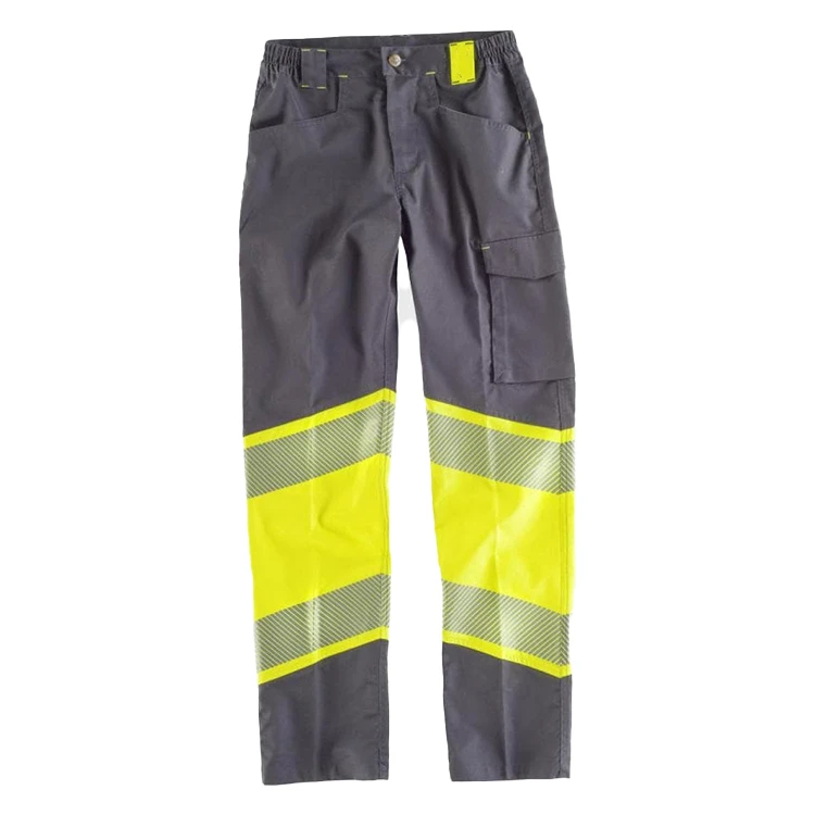 Manufacturer Customized Cargo Trouser Hi Vis Visibility Over Trousers Reflective Safety Work for men