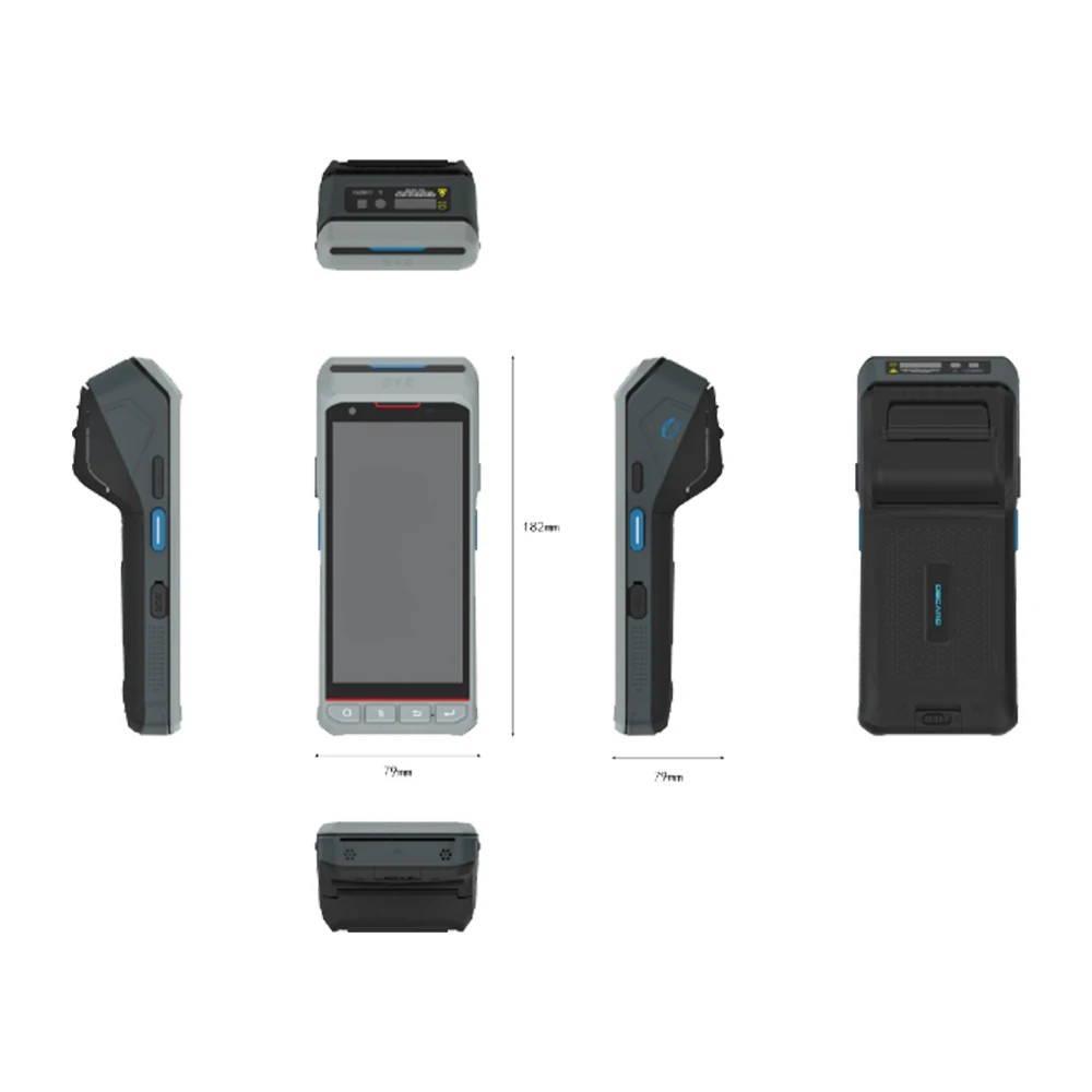 5 дюймов 4G WiFi Bluetooth Android 10 ручной POS терминал P10