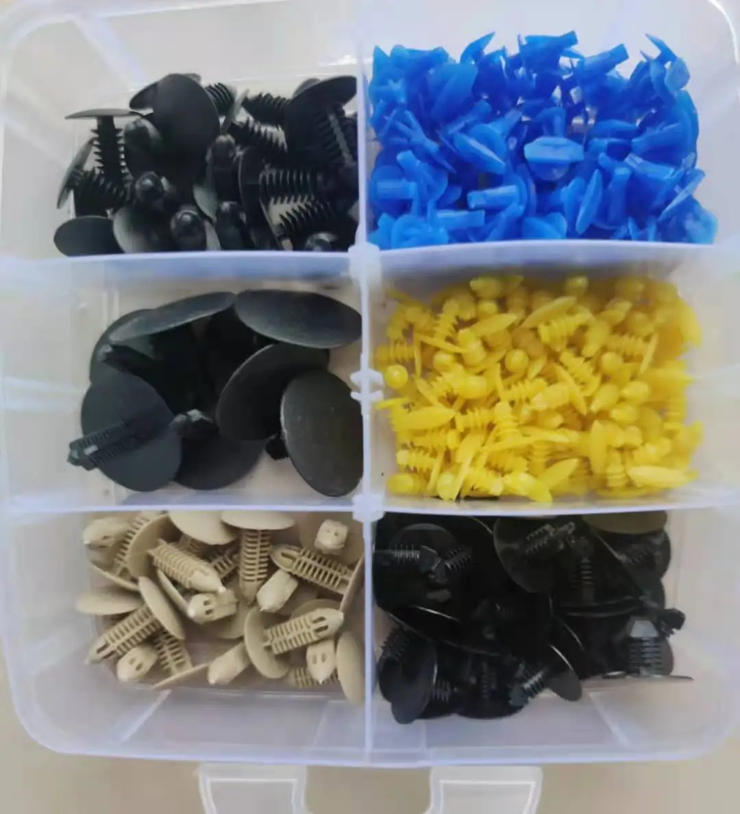  Universal Mixed Roof Cover Ceiling Hood Trunk Decorative Auto Nylon Plates Barbed Rivet Plastic Fasteners