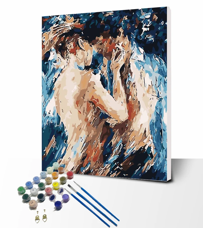 Paintido персонализированные Diy Цифровая живопись по номерам для взрослых и детей начинающих обнаженный домашний декор