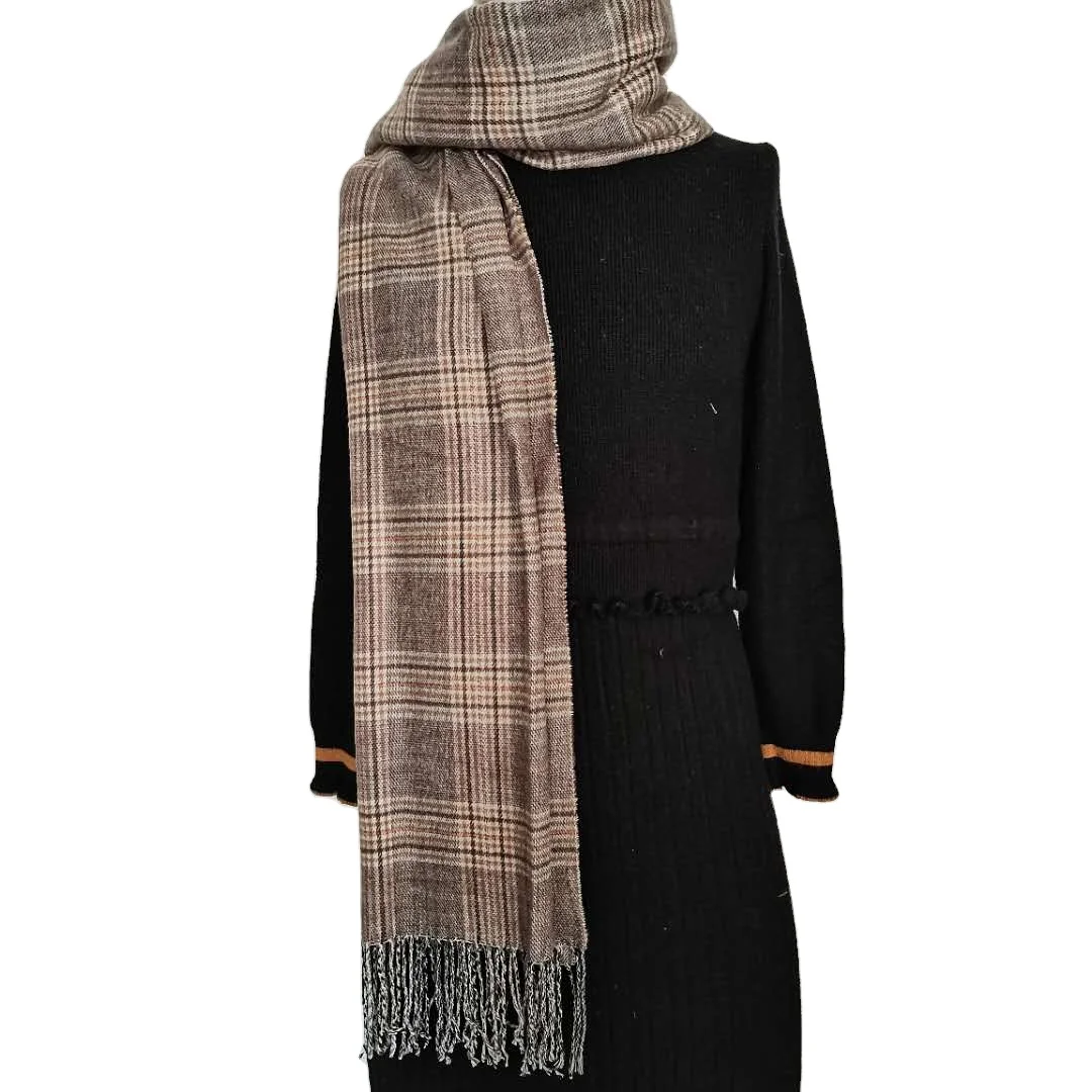 Custom Women Wool Scarves Winter Fashion Wholesale Luxury Pashmina Scarf For Ladies