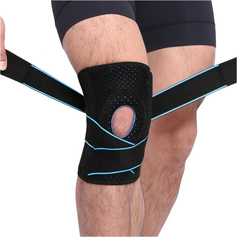 Wholesale Thick Gel Patella Pads Side Spring Stabilizers Compression Knee Brace Support