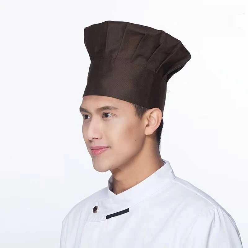 Elastic Adjustable Uniform Baker Kitchen Cooking Cotton Chef Hat