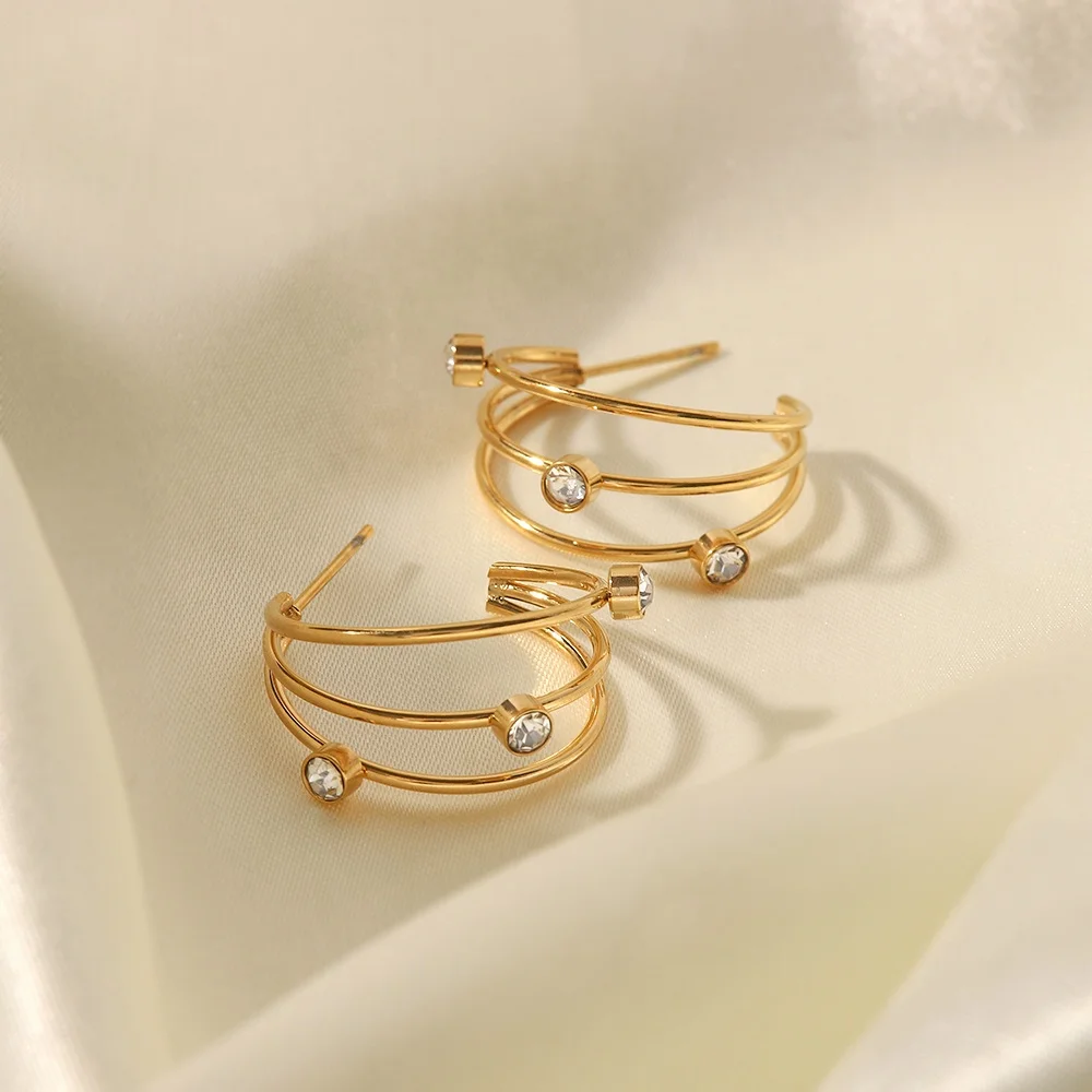 hoop earrings