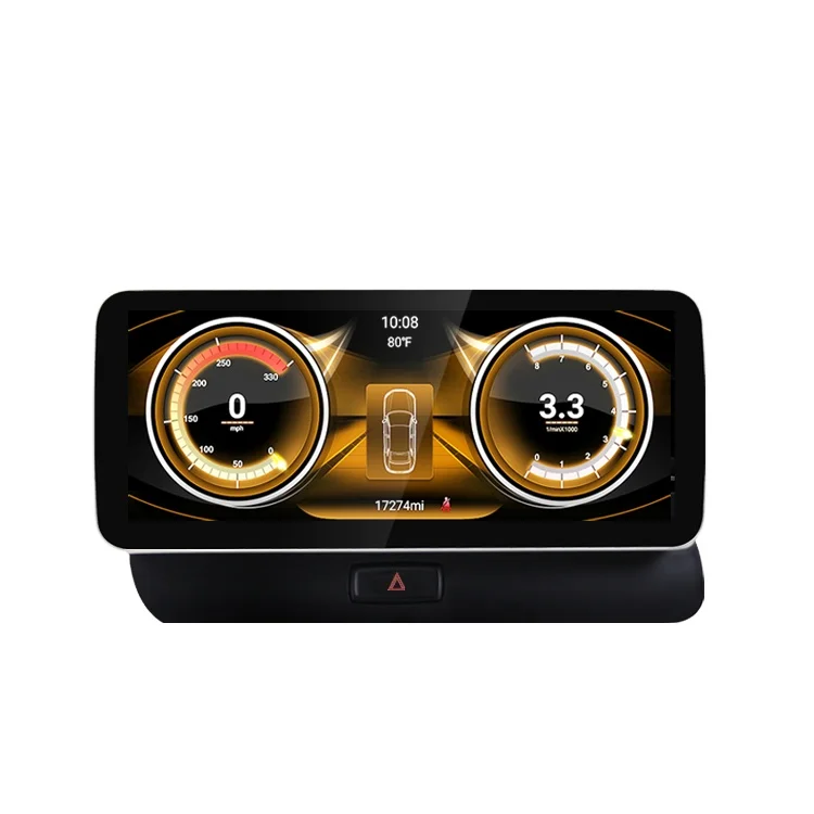 MCX 10.25' 8 Core Android 10 Carplay Multimedia Radio DVD Player GPS Navigation With WIFI BT For Audi Q5 2011-2017