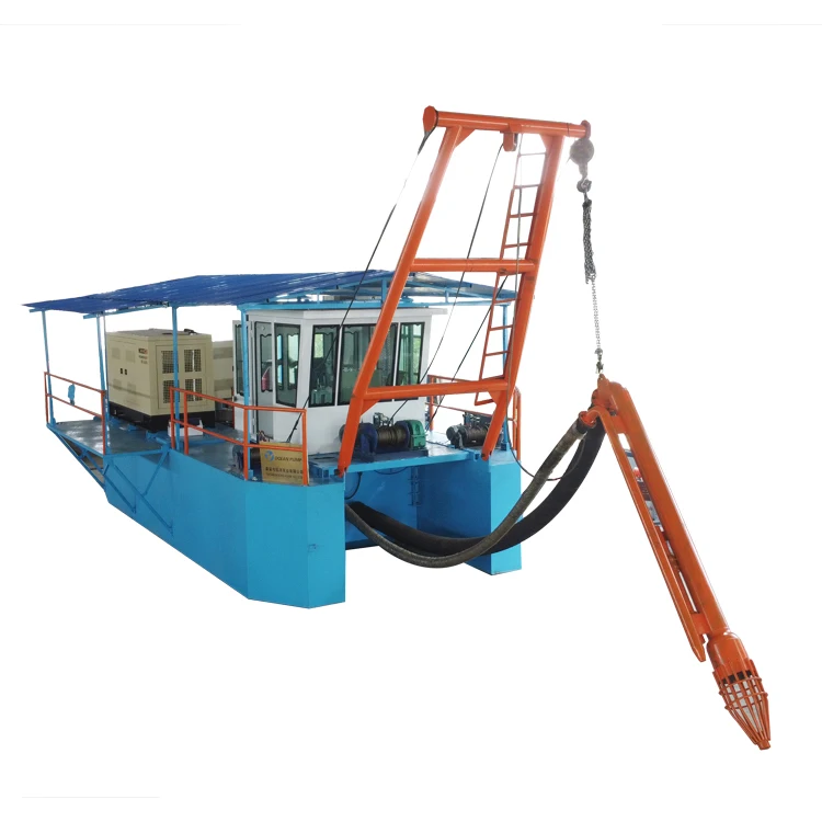 Self Propelled Barge Sand Dredger 14 Inch Sand Dredger For Sale
