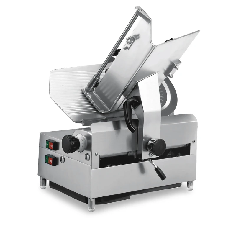 Full Automatic Adjustable Vertical Meat Slicer Machine New with Manual Function Fresh Slice Blade