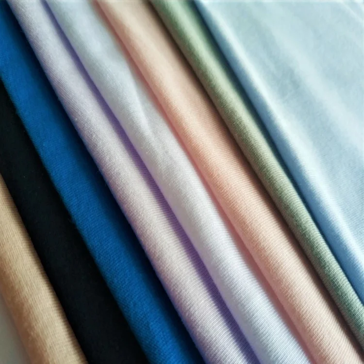 
 100% хлопок 145 см 120GSM мягкий и пушистый при прикосновении и впитывает пот и влагу 100% хлопчатобумажная ткань однофонтурное трикотажное полотно  