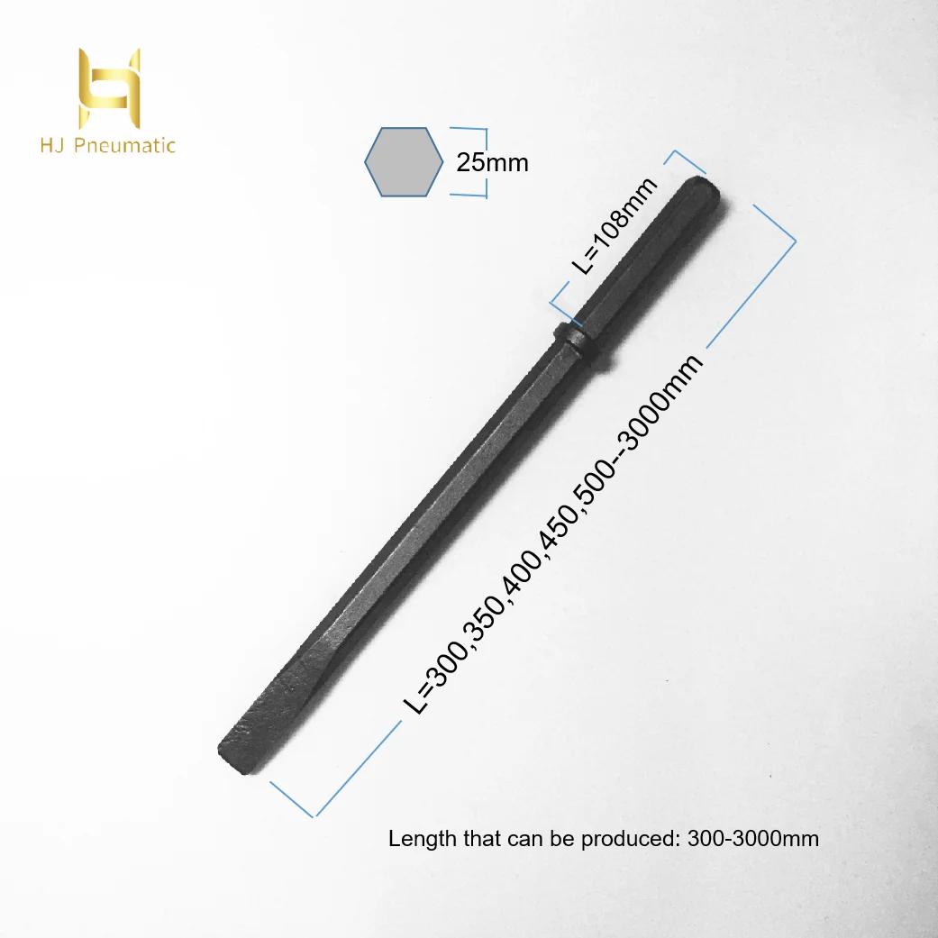 
Factory cheap pneumatic jack hammers chisel demolition hammer 22*108*500 