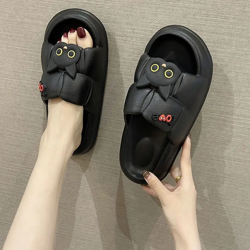 Women Slippers Fashion New Indoor Home Non-Slip Household Sandals Girls 3d Eva Cute Cartoon Design Open Toe Slide Slippers