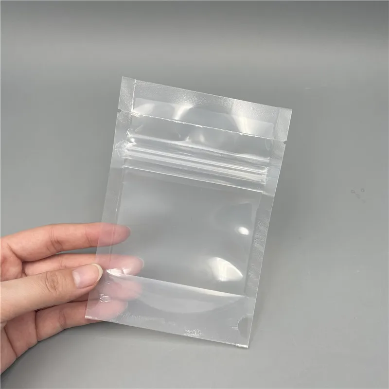 Custom Printed Recyclable Plastic PE/PE Stand Up Pouches Food  Eco Doypack Packaging Bags With Zipper