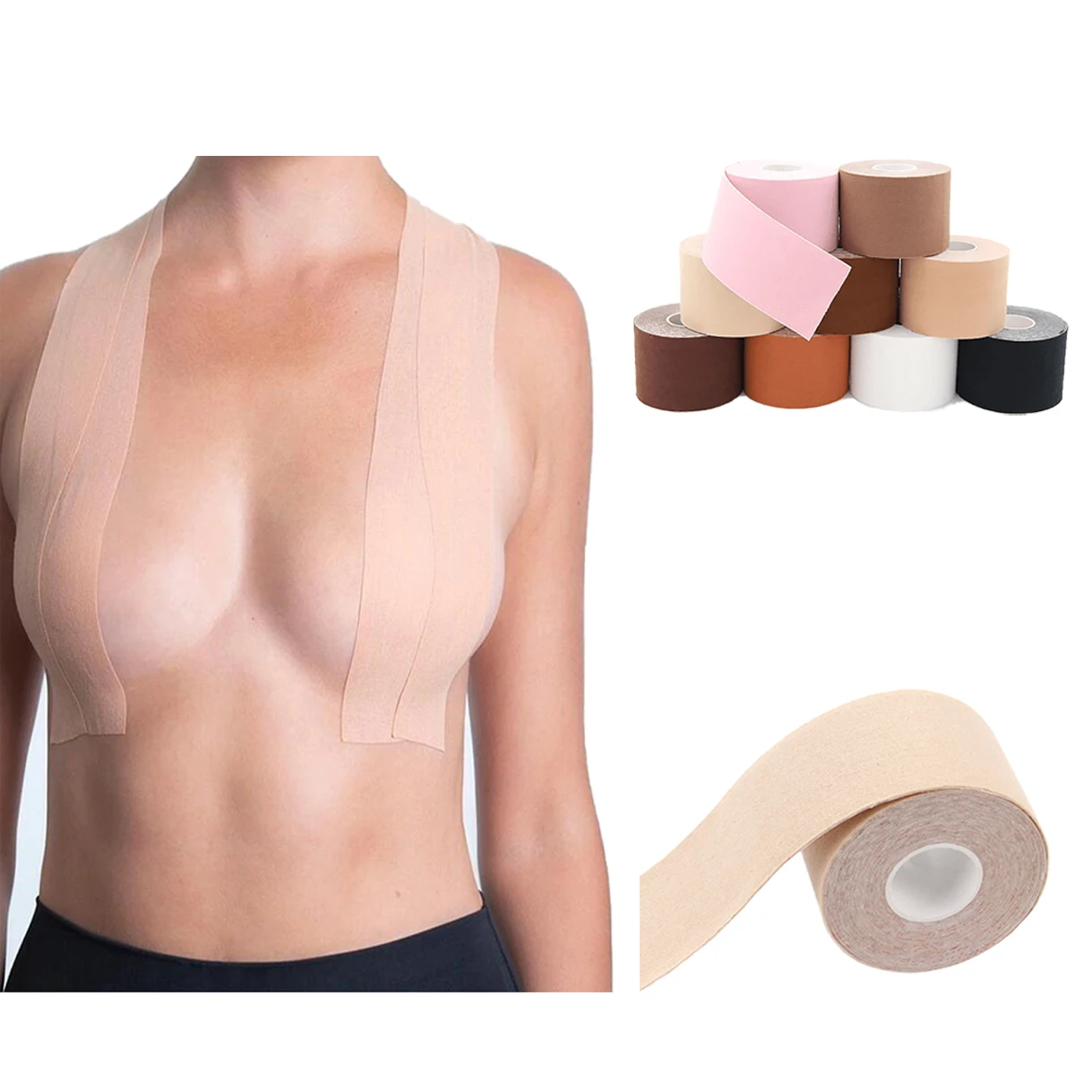 Manufacturer Waterproof Boob Lifting Tape Breast Lift Tape Boob Body Tape for Women