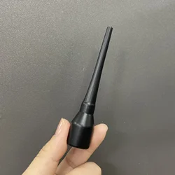 3.5ml custom matte black cute diamond octagon luxury custom glue eyelash empty tube liquid eyeliner container with tips brush