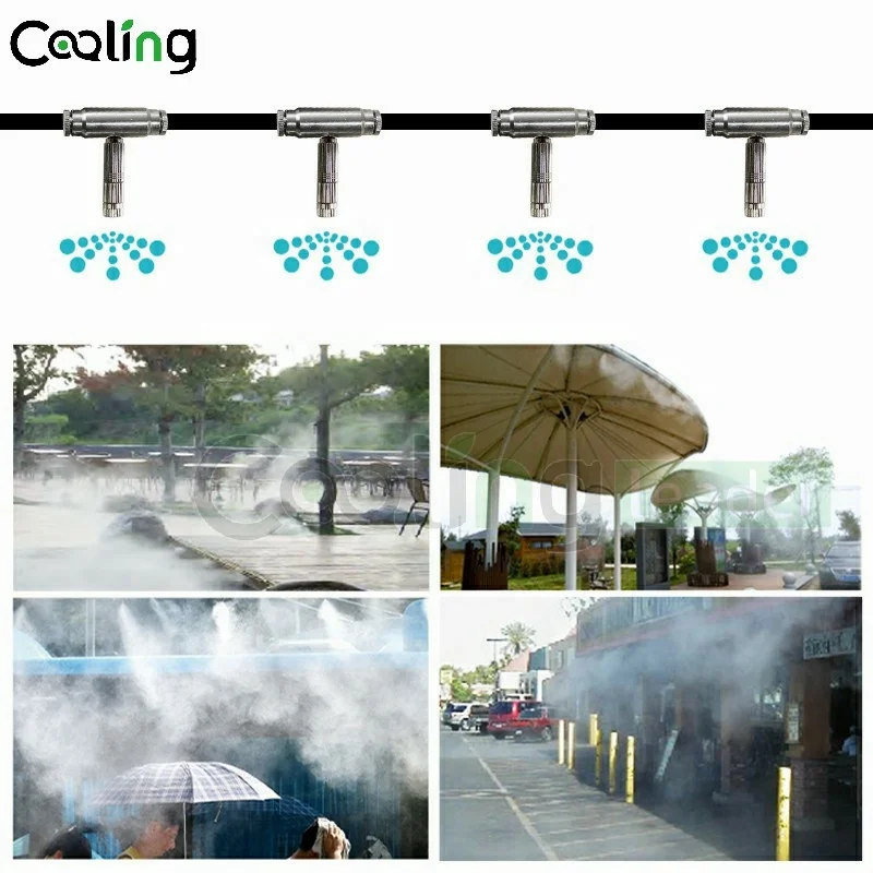 Water Mist System Fog Machine Garden Irrigation Fog Machine Mist Water Spray Machine Outdoor Misting Cooling System