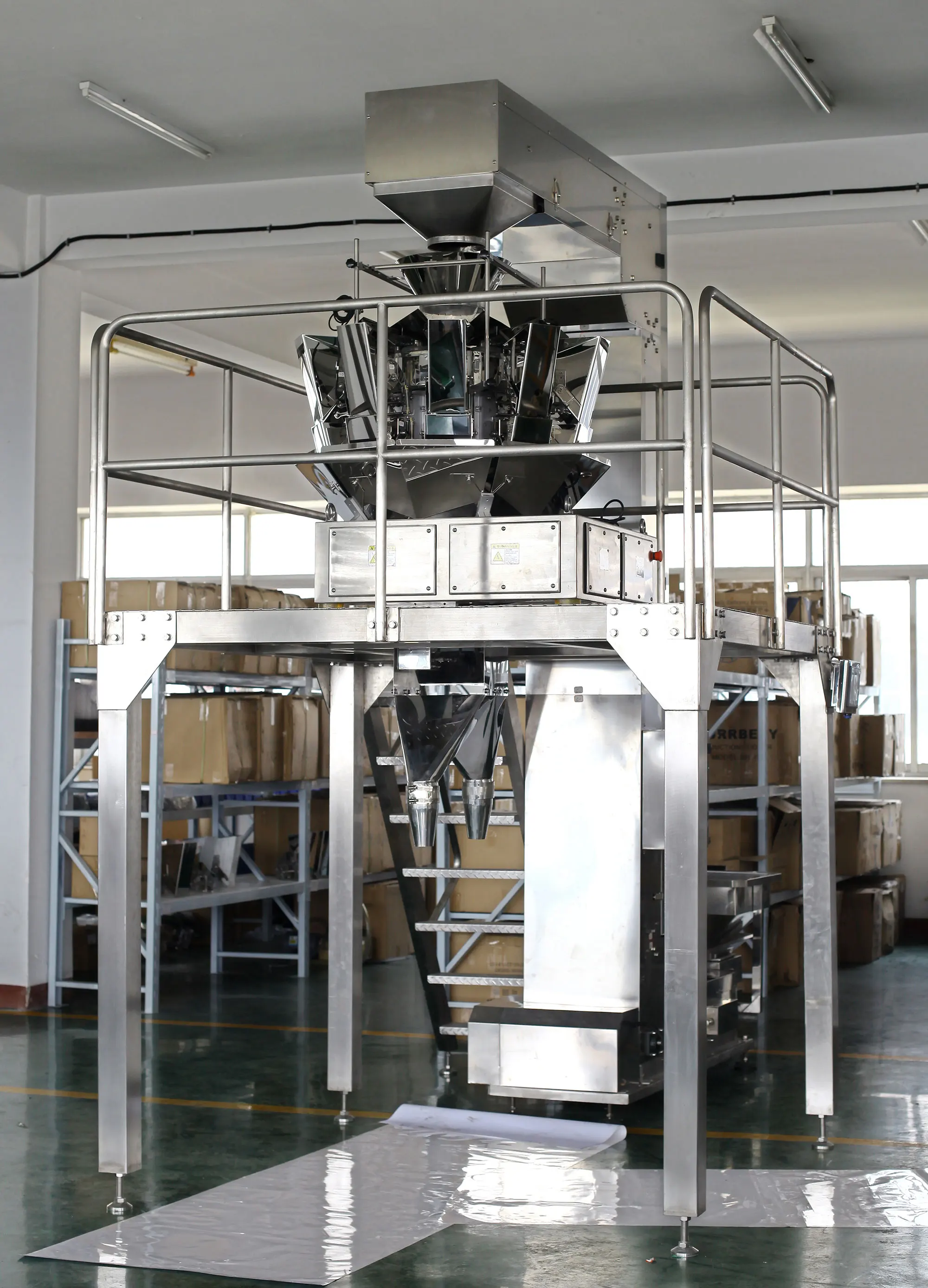 Full automatic weighing packing systems 100g-1kg salt packing machine