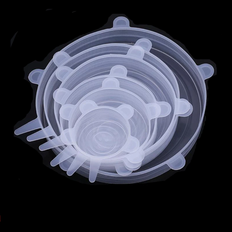 
silicone stretch food fresh cover/wraps pass LFGB 