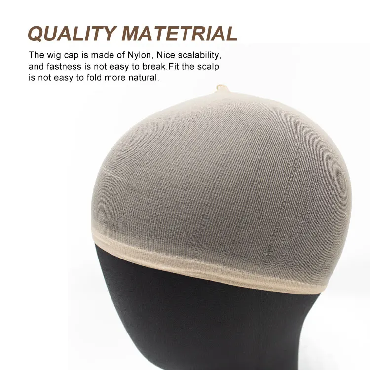 Gloway Hair Styling Tools Wig Cap Women Wig Ventilated Black Nylon Material For Making Wigs