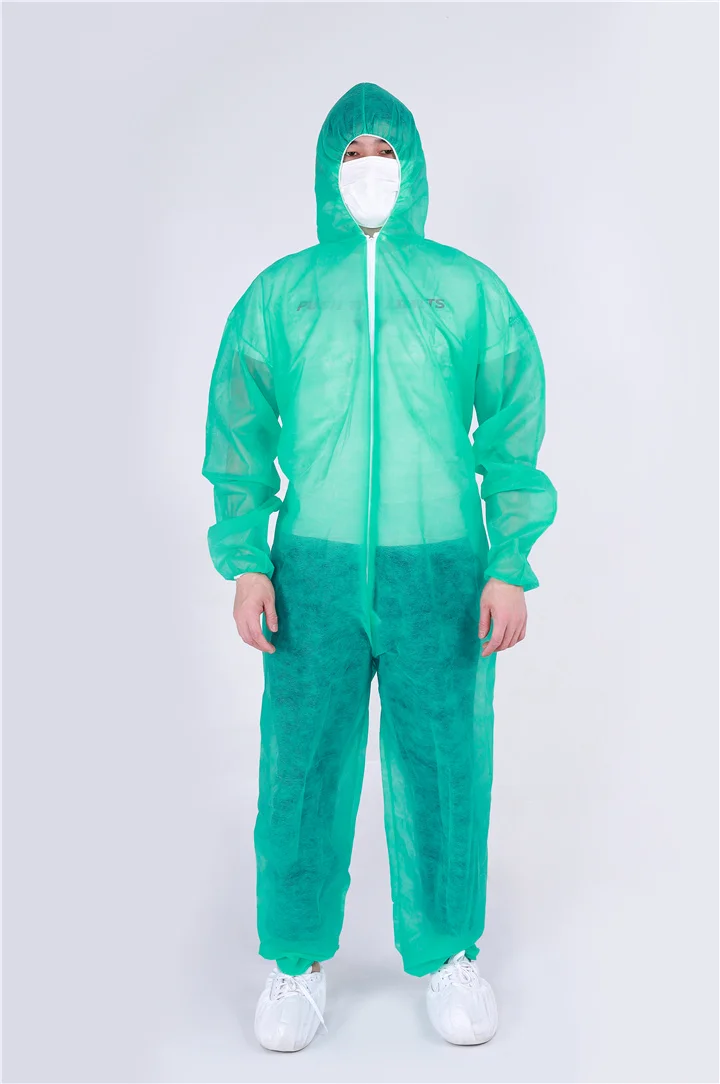 Professional Microporous  PP/ SMS /SF Disposable coverall for Alphatec Chemical protection work Suit Coveralls
