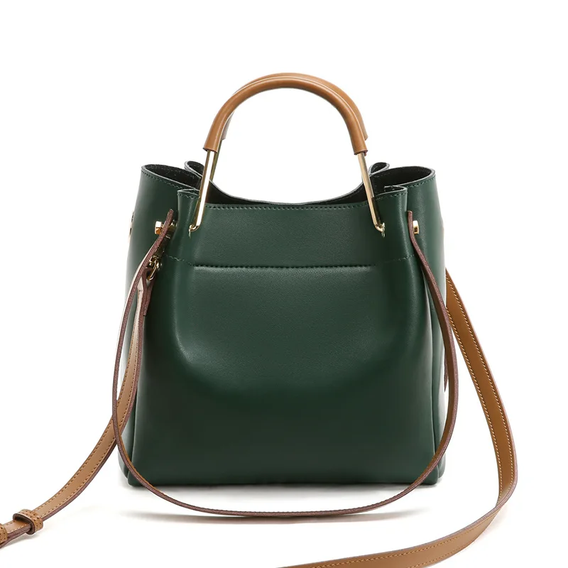 Famous Brand Genuine Leather Manufacturers Fashion Waterproof China Factories Tote Bag Luxury Women Shoulder Crossbody Handbags