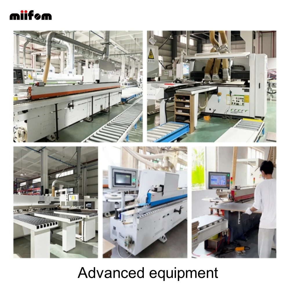 Minimalist Wood Grain Special Suspension Design Bathroom Wall Cabinet with Thick Countertops