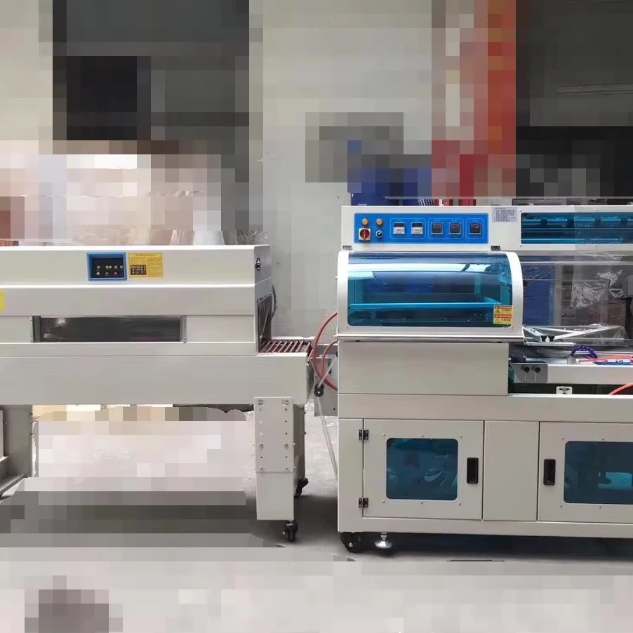 Wholesale price Automatic Heat Shrink Tunnel Packaging machine plastic film shrink packing machine shrink wrapping equipment